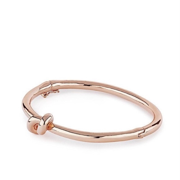 NWT Wanderlust & Co. 18-karat gold gilt bangle bracelet in Rose Gold - Picture 2 of 6